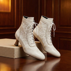 Duvall Lace Heeled Boots