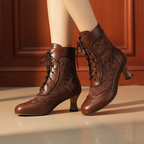 Duvall Lace Heeled Boots
