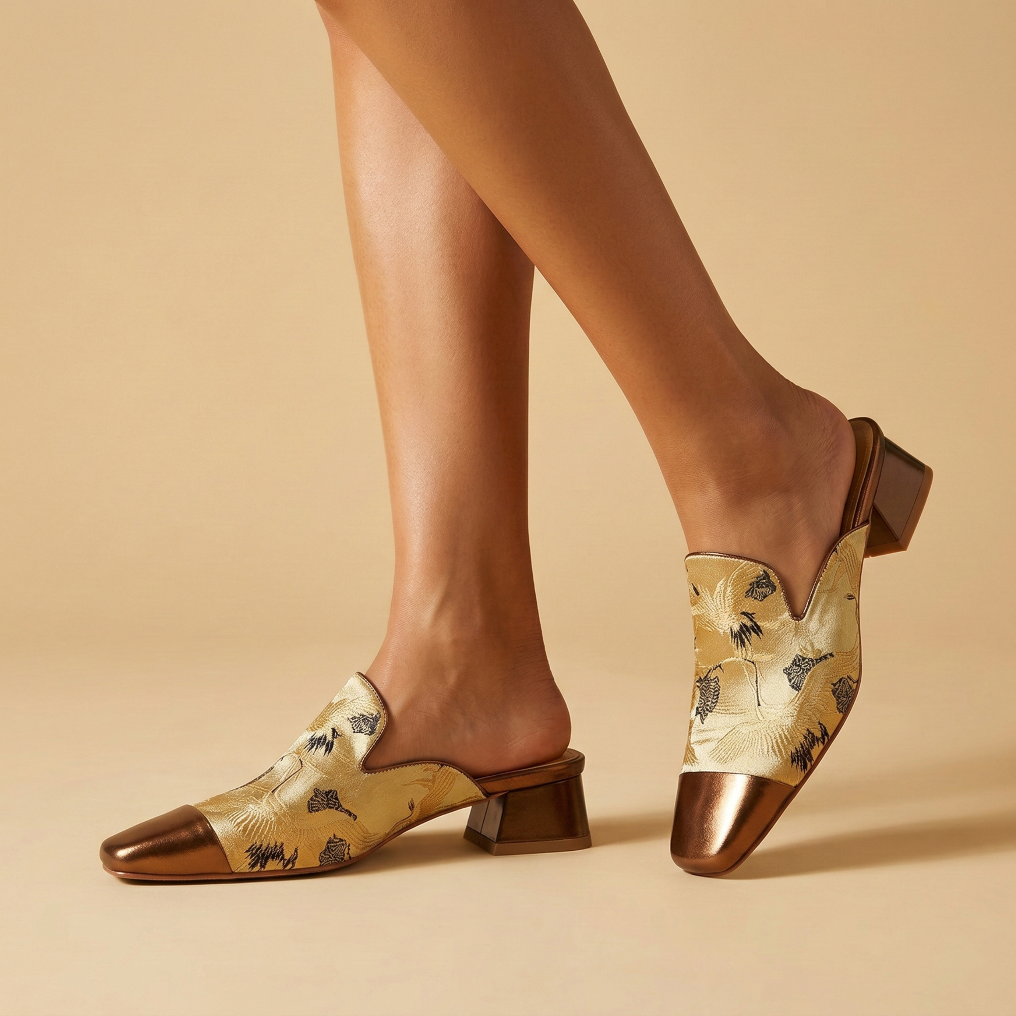 Verona Jacquard Mules