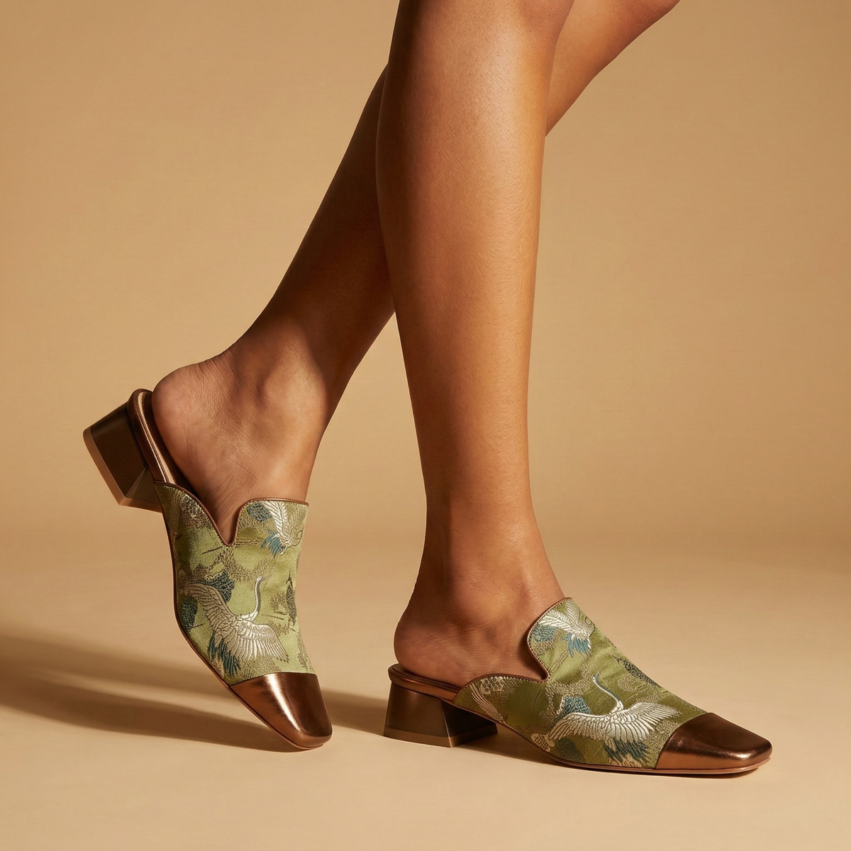 Verona Jacquard Mules