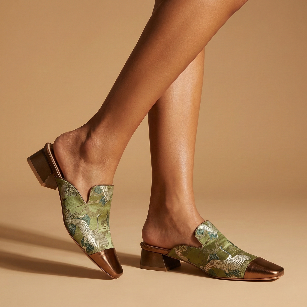 Verona Jacquard Mules