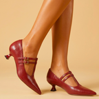 Vivienne Genuine Leather Heels