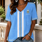 2026 Soccer Matchday V-Neck Tee